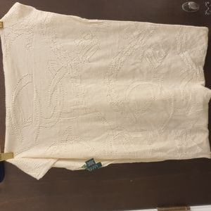 Luscious Lauren pointelle infinity scarf